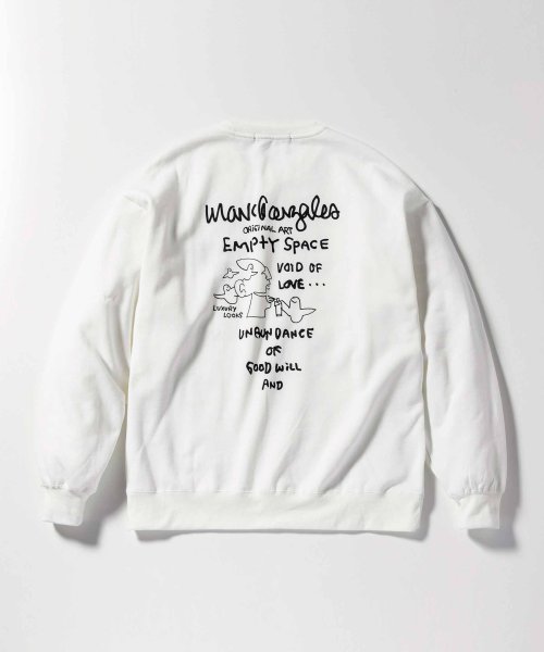 Mark Gonzales(Mark Gonzales)/MARK GONZALES ARTWORK COLLECTION(マーク ゴンザレス)バックプリントクルーネックプルオーバー/3type/5colors/img75