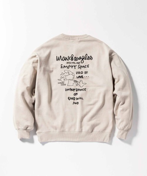 Mark Gonzales(Mark Gonzales)/MARK GONZALES ARTWORK COLLECTION(マーク ゴンザレス)バックプリントクルーネックプルオーバー/3type/5colors/img82