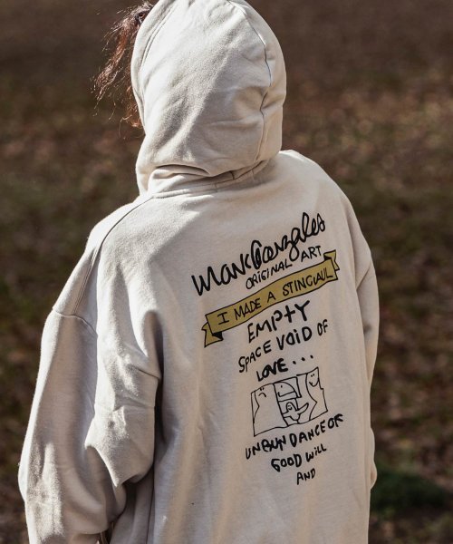 Mark Gonzales(Mark Gonzales)/MARK GONZALES ARTWORK COLLECTION(マーク ゴンザレス)バックプリントプルパーカー/3type/5colors/img44