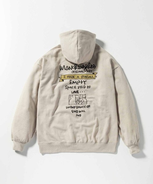 Mark Gonzales(Mark Gonzales)/MARK GONZALES ARTWORK COLLECTION(マーク ゴンザレス)バックプリントプルパーカー/3type/5colors/img47