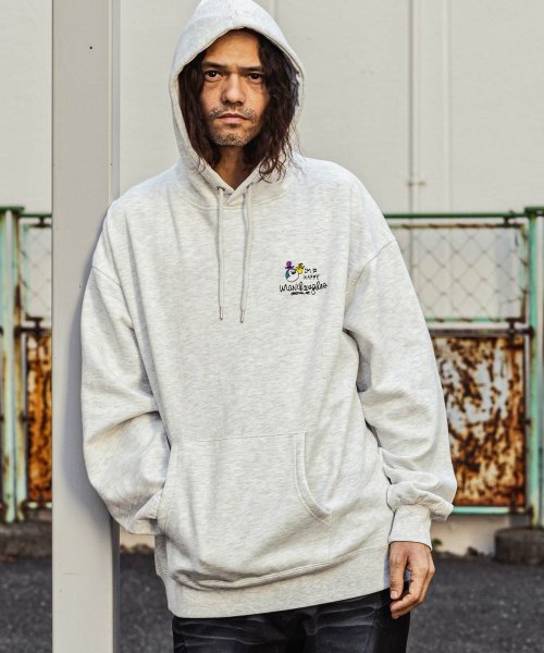 Mark Gonzales(Mark Gonzales)/MARK GONZALES ARTWORK COLLECTION(マーク ゴンザレス)バックプリントプルパーカー/3type/5colors/img85