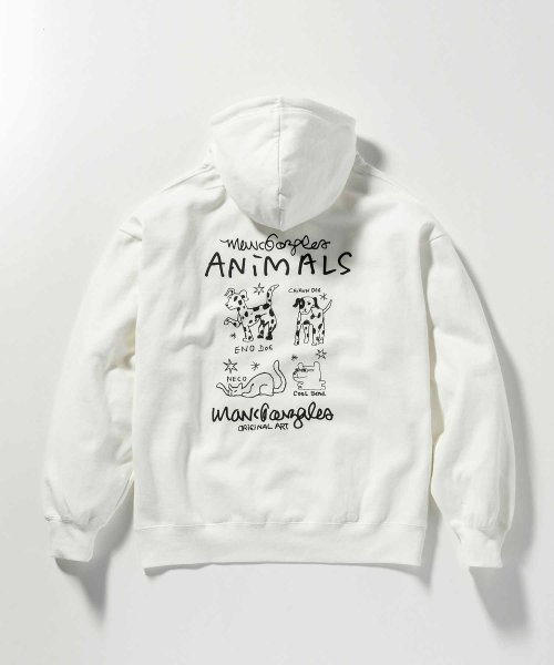 Mark Gonzales(Mark Gonzales)/MARK GONZALES ARTWORK COLLECTION(マーク ゴンザレス)バックプリントプルパーカー/2type/5colors/img41
