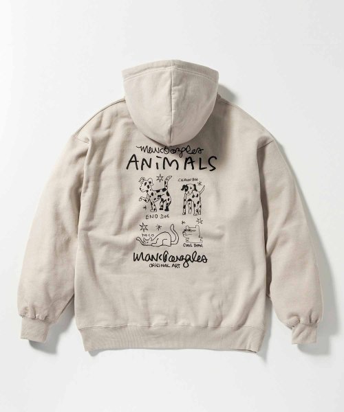 Mark Gonzales(Mark Gonzales)/MARK GONZALES ARTWORK COLLECTION(マーク ゴンザレス)バックプリントプルパーカー/2type/5colors/img48