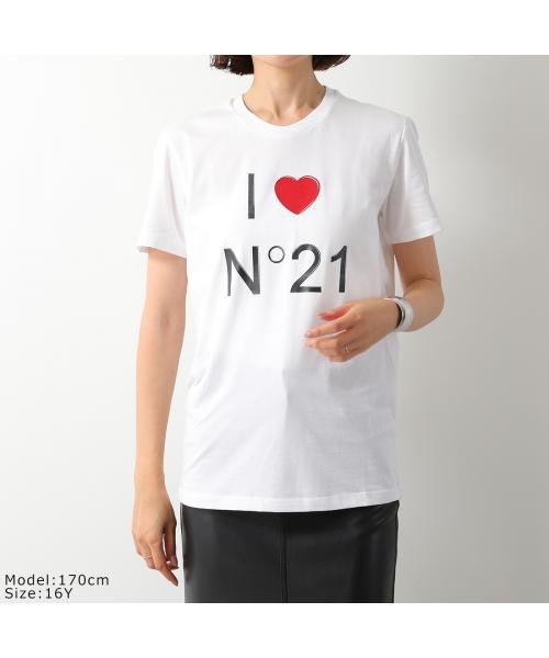 N°21(ヌメロ ヴェントゥーノ)/N°21 KIDS  半袖 Tシャツ N21754 N0153 ロゴT/img03