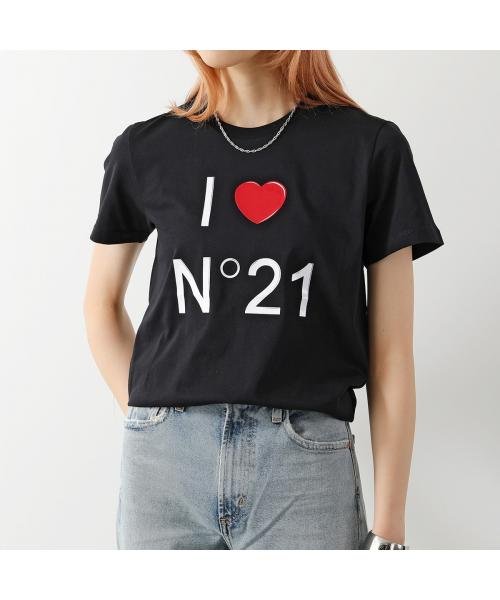 N°21(ヌメロ ヴェントゥーノ)/N°21 KIDS  半袖 Tシャツ N21754 N0153 ロゴT/img05