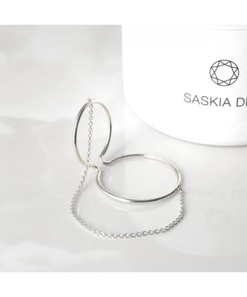 Saskia Diez(サスキアディッツ)/Saskia Diez イヤーカフ WIRE EARCUFF DOUBLE NO2 CHAINED/img03