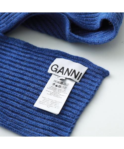 GANNI(ガニー)/GANNI マフラー Light Structured Rib Knit Thin Scarf/img08