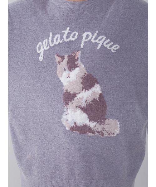 GELATO PIQUE HOMME(GELATO PIQUE HOMME)/【HOMME】ねこジャガードプルオーバー/img12