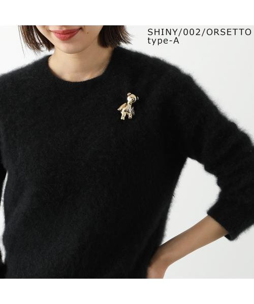 MAX MARA ブローチ TEDDYBROOCH メタル テディ ブローチ MAX MARA TEDDYBROOCH メタル