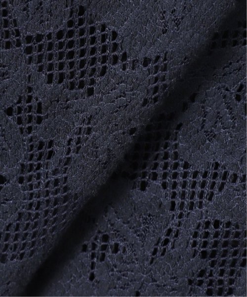 コットンレース ノーカラージャケット VERMEIL par