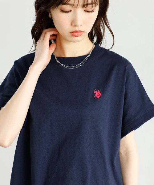 GeeRA(ジーラ)/【U.S. POLO ASSN.】綿100％フレンチスリーブTシャツ/img55