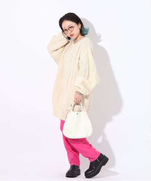 ENSEMBLE(アンサンブル)/【blancle/ ブランクレ】S.LETHER TRIANGLE TOTE/img28
