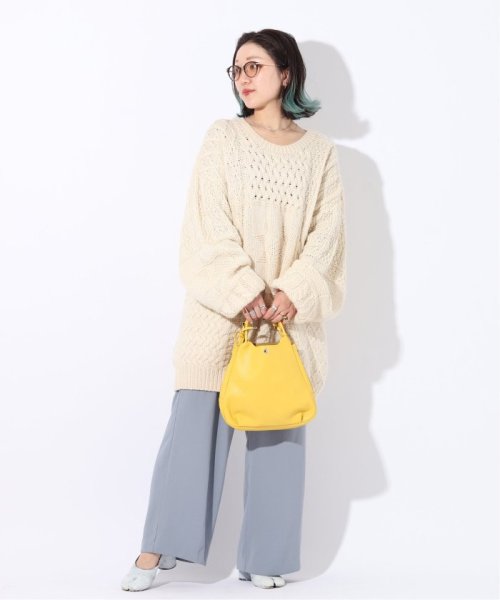 ENSEMBLE(アンサンブル)/【blancle/ ブランクレ】S.LETHER TRIANGLE TOTE/img30