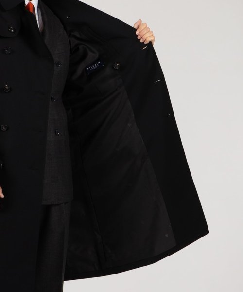 ウールコットンギャバジン トレンチコート ドーメル