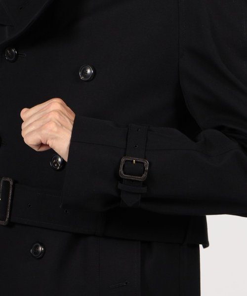 ウールコットンギャバジン トレンチコート ドーメル
