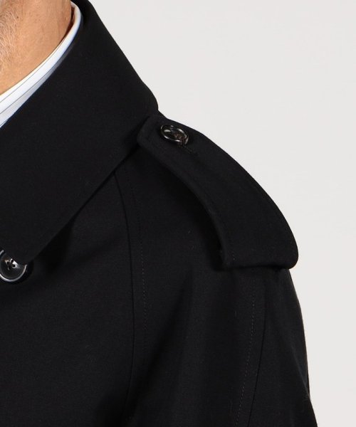 ウールコットンギャバジン トレンチコート ドーメル