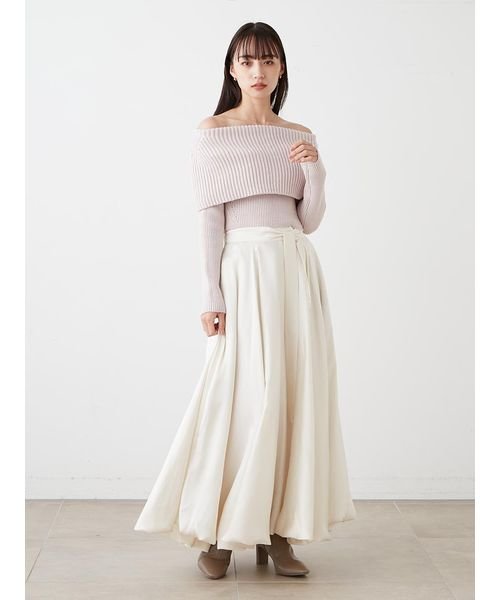 バルーンサテンスカート 予めご了承ください