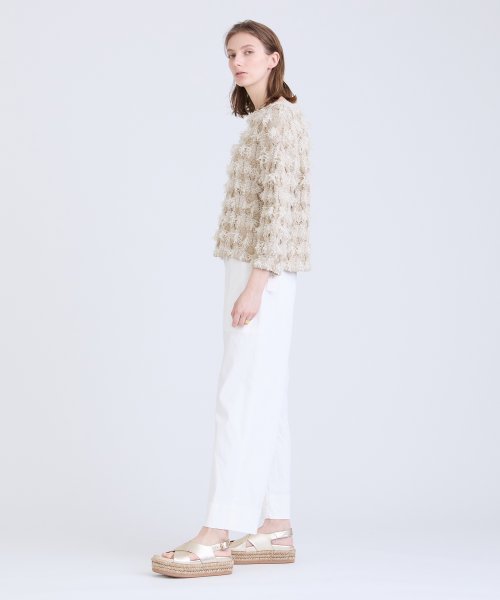 カットジャカードバルーンプルオーバー 