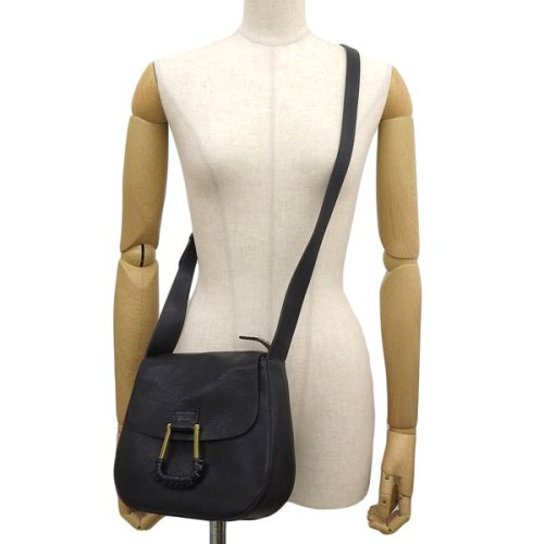 IL BISONTE イルビゾンテ 斜めがけ ショルダー バッグ レザー 