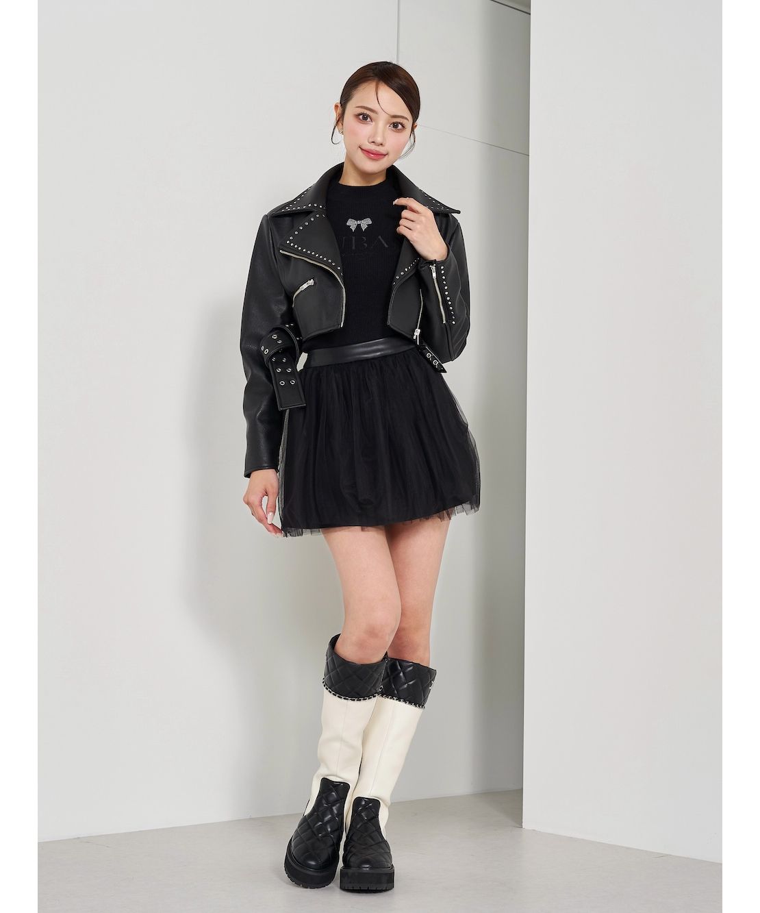 ダーリッチ darich カラーライダースジャケット ブラック BLK カラーライダースジャケット – Darich (ダーリッチ)