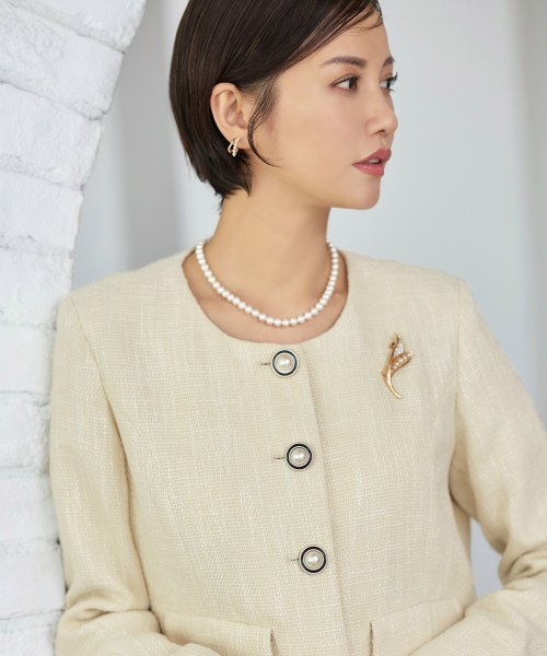 【選べるスカートシルエット】ツイードジャケット＆フレア/マーメイドスカートセットアップスーツ(SU1329) ジャケット 選べるスカートシルエット ツイードジャケット＆フレア/マーメイドスカートセットアップスーツ SU1329 7号 9号 11号 13号 15号 スカート Skirt ITEMはこちらAtype：トップス Btype：トップス 開き具開き具は左脇のファスナー ホックです ウエストゴム後ろウエストはゴム仕様で楽な着心地です 総丈/ウエスト/ヒップS 表　地：ポリエステル 3％裏　地：ポリエステル 100％ ポリエステル 95％　ポリウレタン