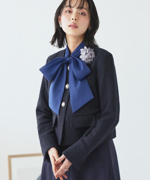 【選べるスカートシルエット】ツイードジャケット＆フレア/マーメイドスカートセットアップスーツ(SU1329) ジャケット 選べるスカートシルエット ツイードジャケット＆フレア/マーメイドスカートセットアップスーツ SU1329 7号 9号 11号 13号 15号 スカート Skirt ITEMはこちらAtype：トップス Btype：トップス 開き具開き具は左脇のファスナー ホックです ウエストゴム後ろウエストはゴム仕様で楽な着心地です 総丈/ウエスト/ヒップS 表　地：ポリエステル 3％裏　地：ポリエステル 100％ ポリエステル 95％　ポリウレタン