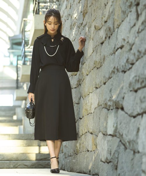 【選べるスカートシルエット】ツイードジャケット＆フレア/マーメイドスカートセットアップスーツ(SU1329) ジャケット 選べるスカートシルエット ツイードジャケット＆フレア/マーメイドスカートセットアップスーツ SU1329 7号 9号 11号 13号 15号 スカート Skirt ITEMはこちらAtype：トップス Btype：トップス 開き具開き具は左脇のファスナー ホックです ウエストゴム後ろウエストはゴム仕様で楽な着心地です 総丈/ウエスト/ヒップS 表　地：ポリエステル 3％裏　地：ポリエステル 100％ ポリエステル 95％　ポリウレタン