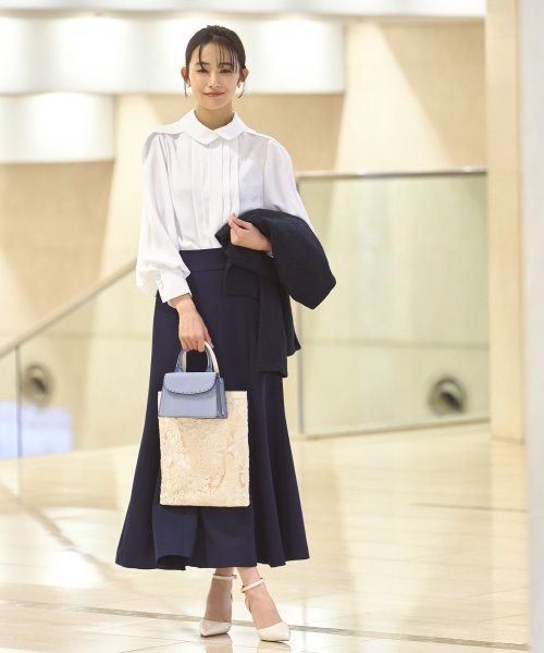 【選べるスカートシルエット】ツイードジャケット＆フレア/マーメイドスカートセットアップスーツ(SU1329) ジャケット 選べるスカートシルエット ツイードジャケット＆フレア/マーメイドスカートセットアップスーツ SU1329 7号 9号 11号 13号 15号 スカート Skirt ITEMはこちらAtype：トップス Btype：トップス 開き具開き具は左脇のファスナー ホックです ウエストゴム後ろウエストはゴム仕様で楽な着心地です 総丈/ウエスト/ヒップS 表　地：ポリエステル 3％裏　地：ポリエステル 100％ ポリエステル 95％　ポリウレタン