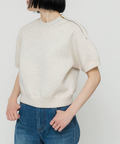 URBAN RESEARCH DOORS(アーバンリサーチドアーズ)/unfil　double faced cropped half－sleeve top/img09