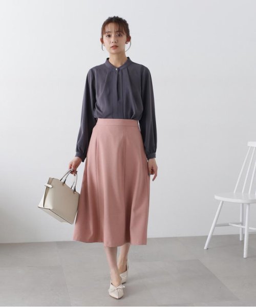 N Natural Beauty Basic(エヌナチュラルビューティベーシック)/スタンドカラーフロントタックブラウス 24SS/img10