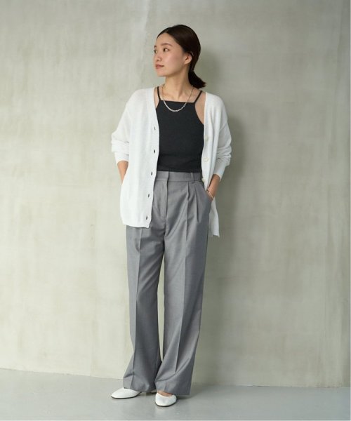 コットンナイロンテープヤーンカーディガン イエロー ベージュ 1/19 2/20 色あせ