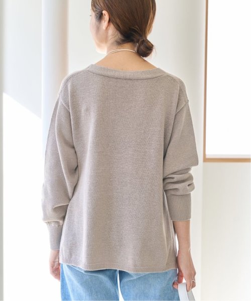 コットンナイロンテープヤーンカーディガン イエロー ベージュ 1/19 2/20 色あせ