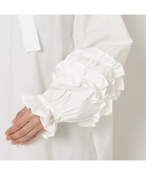 フリルカラーブラウス 