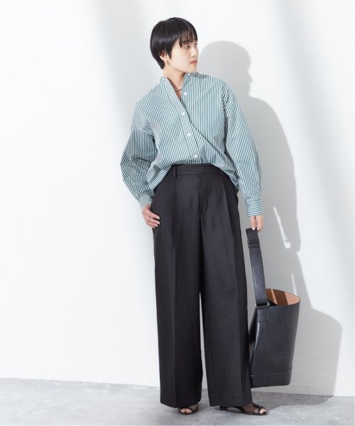 journal standard  L'essage (ジャーナルスタンダード　レサージュ)/アイアス Pleated Waid－leg パンツ/img01