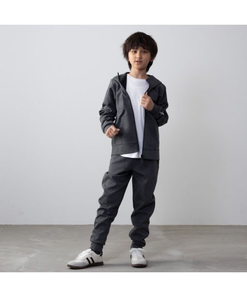 MAC HOUSE(kid's)(マックハウス（キッズ）)/NAVY ネイビー ポンチ素材 ストレッチパンツ 412305MH/img04