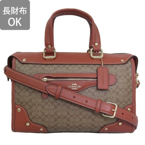 COACH(コーチ)/COACH コーチ MILLIE SATCHEL ミリー サッチェル シグネチャー ハンド バッグ 斜めがけ ショルダー バッグ レザー/img01