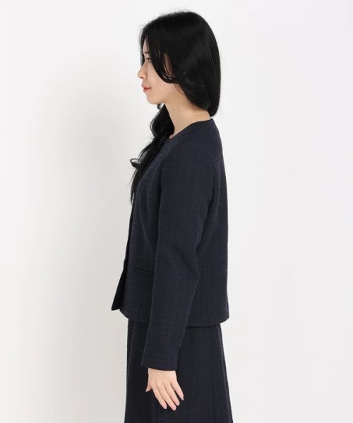 ノーカラージャケット 商品説明＊シダーツイード＊洗濯：ドライクリーニング UO1585799510(12100円)