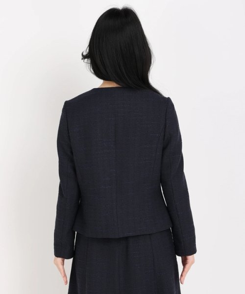 ノーカラージャケット 商品説明＊シダーツイード＊洗濯：ドライクリーニング UO1585799510(12100円)