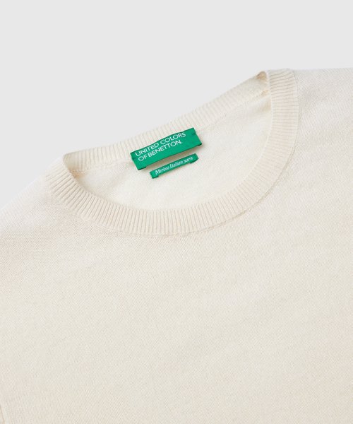 BENETTON (women)(ベネトン（レディース）)/ヴァージンウール100％クルーネックニット・セーター/img25