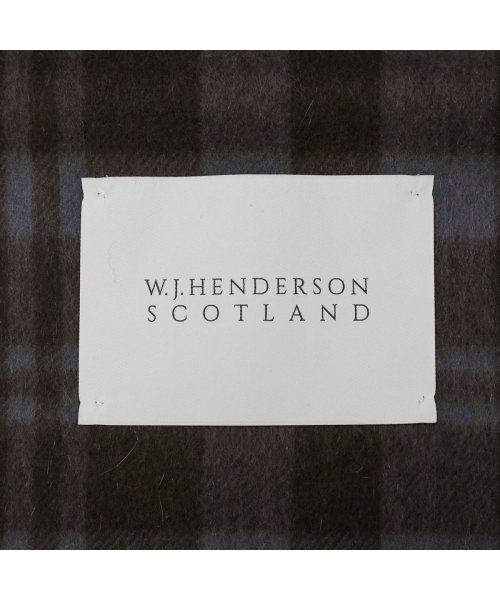 W.J.HENDERSON(ダブリュー ジェイ ヘンダーソン)/ダブルジェイヘンダーソン スコットランド マフラー チェック W.J.HENDERSON SCOTLAND WOVEN NARROW SCARF WJHA－01/img06