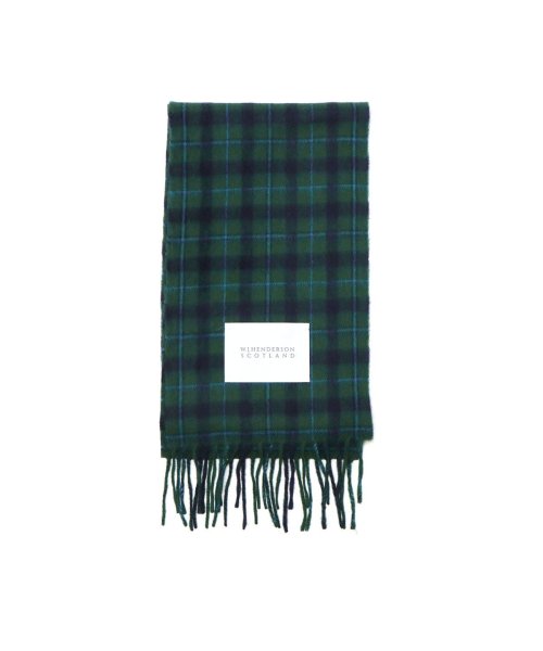 W.J.HENDERSON(ダブリュー ジェイ ヘンダーソン)/ダブルジェイヘンダーソン スコットランド マフラー チェック W.J.HENDERSON SCOTLAND WOVEN NARROW SCARF WJHA－01/img07