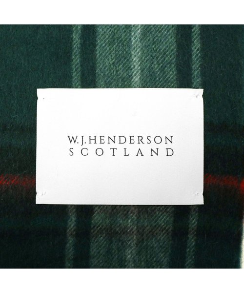 W.J.HENDERSON(ダブリュー ジェイ ヘンダーソン)/ダブルジェイヘンダーソン スコットランド マフラー チェック W.J.HENDERSON SCOTLAND イギリス製 WOVEN SCARF WJHA－02/img06