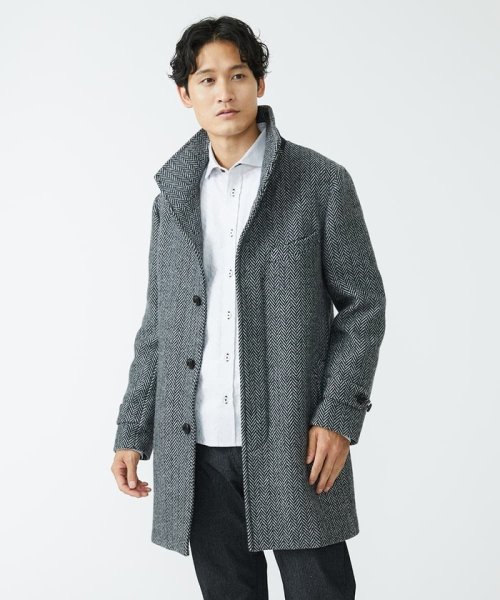 尾州ツイード / ロングコート 