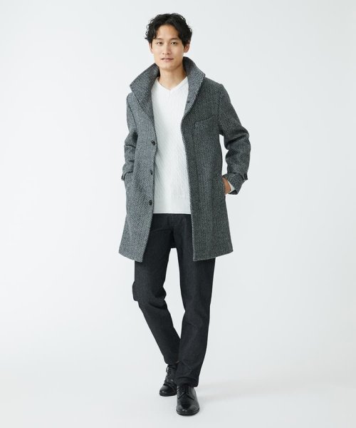 尾州ツイード / ロングコート 