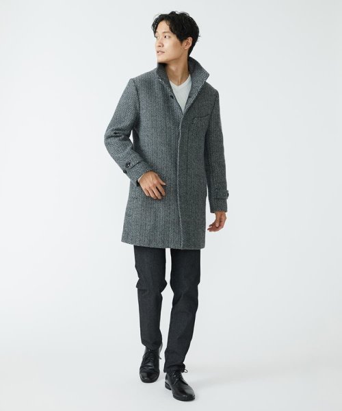 尾州ツイード / ロングコート 