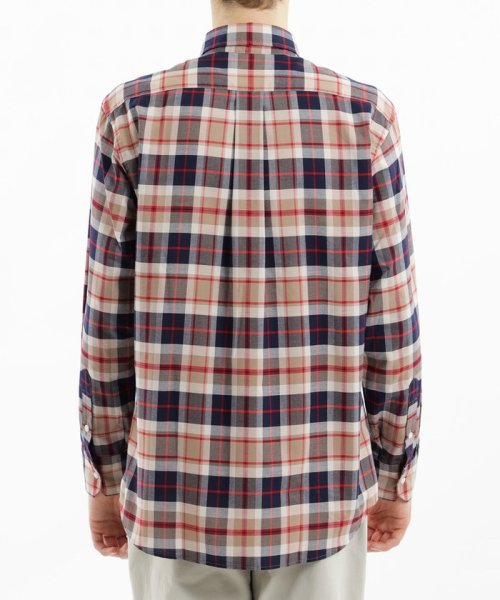 バッキンガムベア 長袖ボタンダウンシャツ 無地/チェック バッキンガムベア