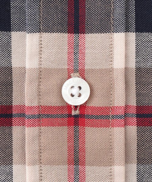 バッキンガムベア 長袖ボタンダウンシャツ 無地/チェック バッキンガムベア