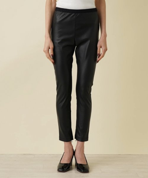 異素材切替イージーパンツ【NEMIKA】 