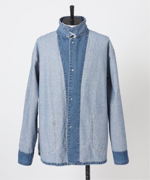 デニム カバーオール ブリーチ加工で雰囲気のある仕上がりとなっています 予めご了承ください