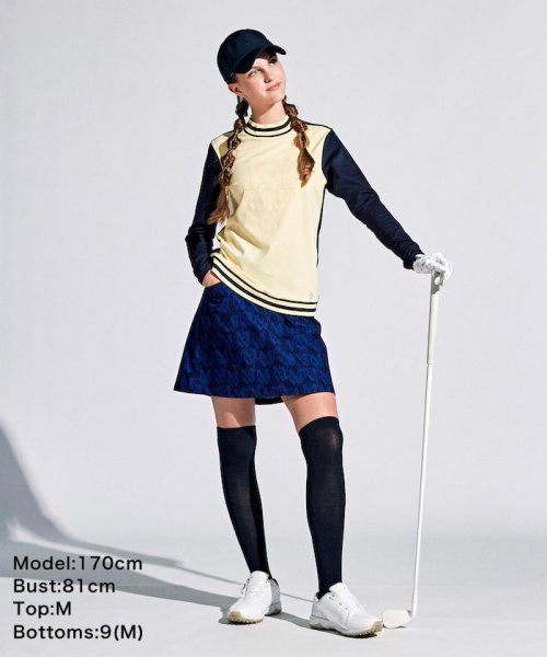 Munsingwear(マンシングウェア)/はっ水ストレッチモノグラムプリントスカート(Mサイズ 42cm丈)/img14